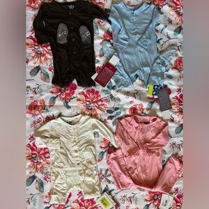 Kickee pants footies and jumpsuit bundle